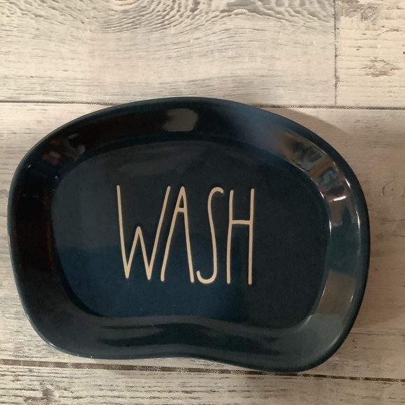 Rae Dunn Ceramic Wash Soap Tray - Picture 2 of 3